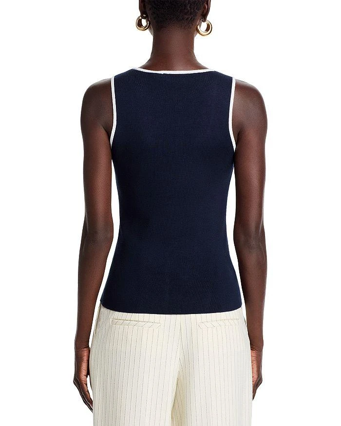 T Tahari Piped Trim Top 3