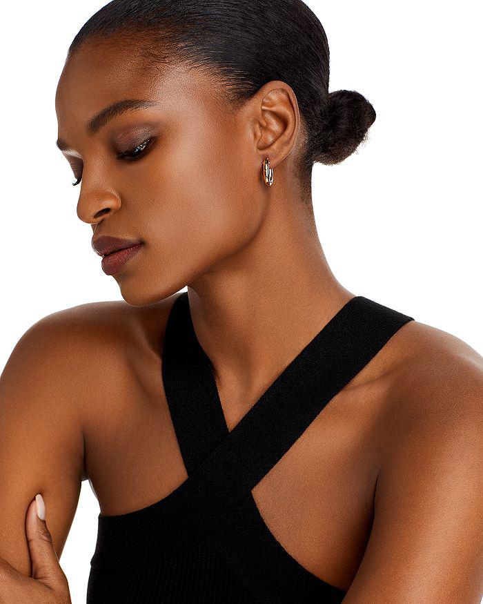 Roberto Coin 18K Yellow Gold Oval Hoop Earrings