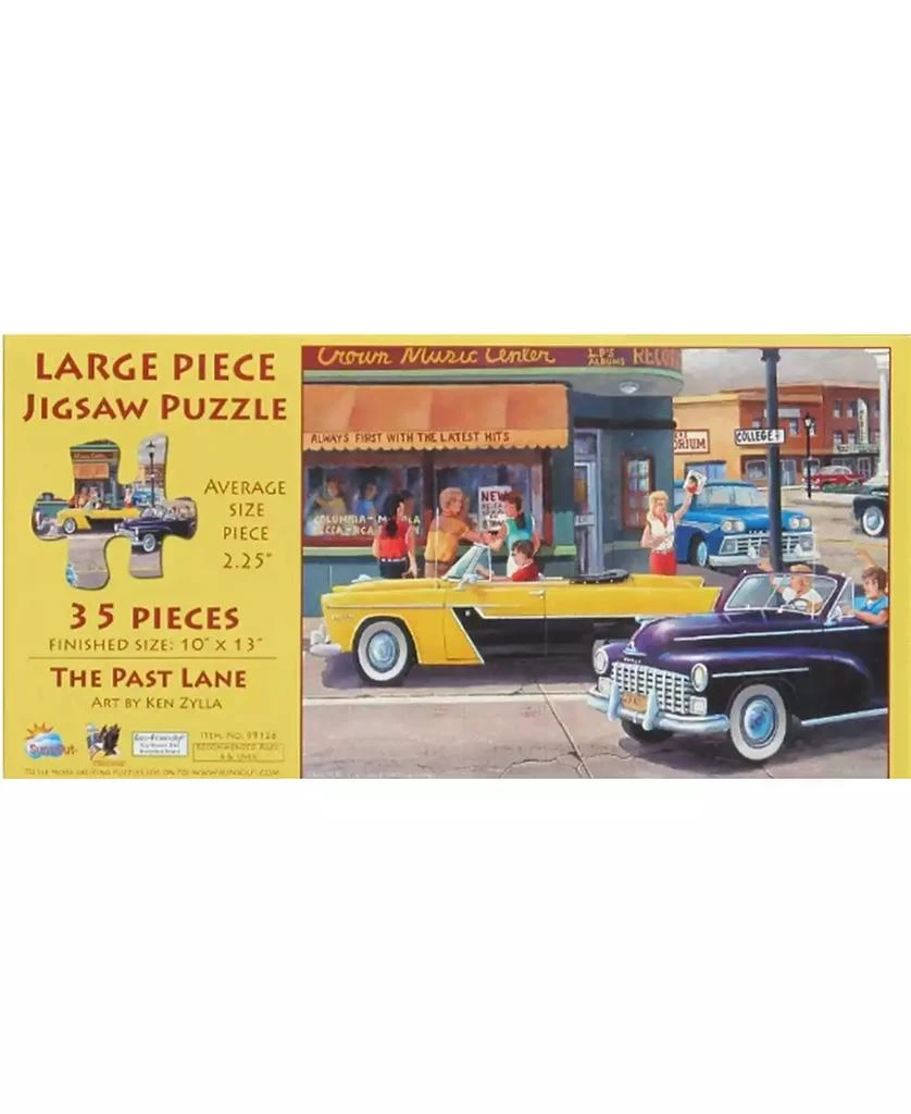 SunsOut The Past Lane 35 piece Jigsaw Puzzle for Adults 3