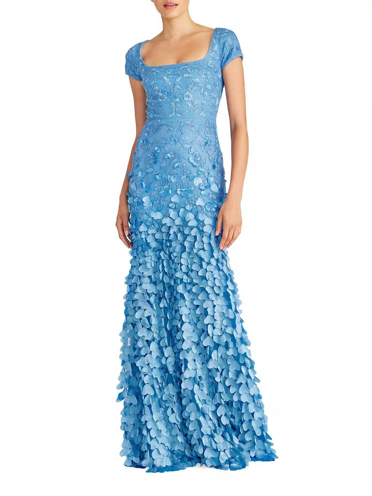 Theia Dawn Beaded Floral Gown 3