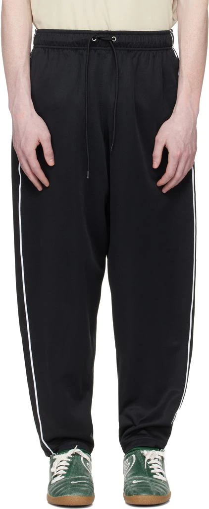 NIKE Black Oversized Knit Tracksuit Pants