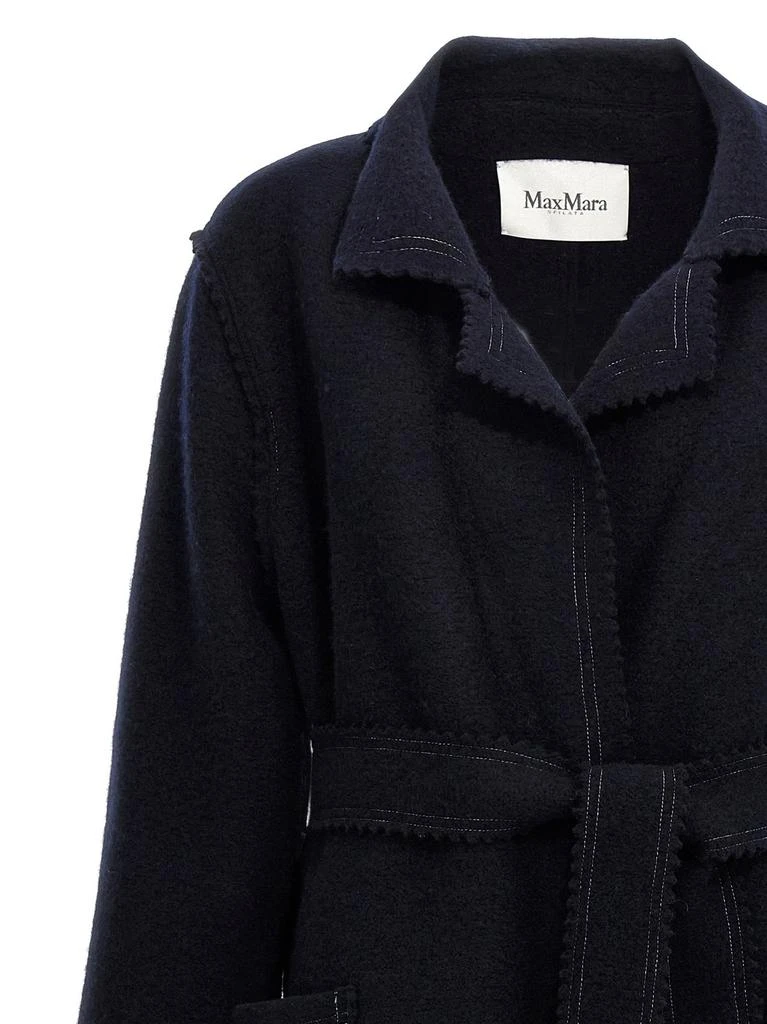 Max Mara Max Mara Jene Tied-Waist Mid-Length Coat 3