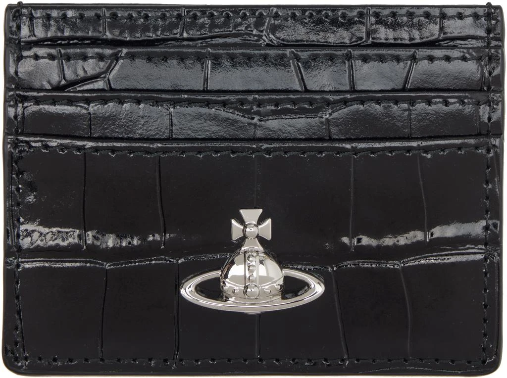 Vivienne Westwood Black Flat Card Holder