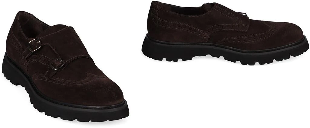 DOUCAL'S Doucal's Suede Monk-Strap Shoes 3