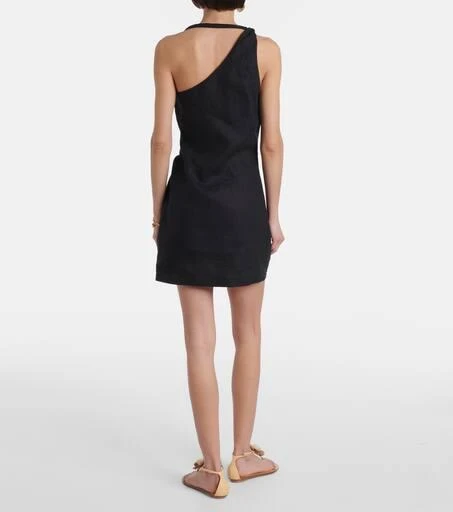 edikted scarf halter open back mini dress Glam Scarf Mini Dress – Adeline main image 1