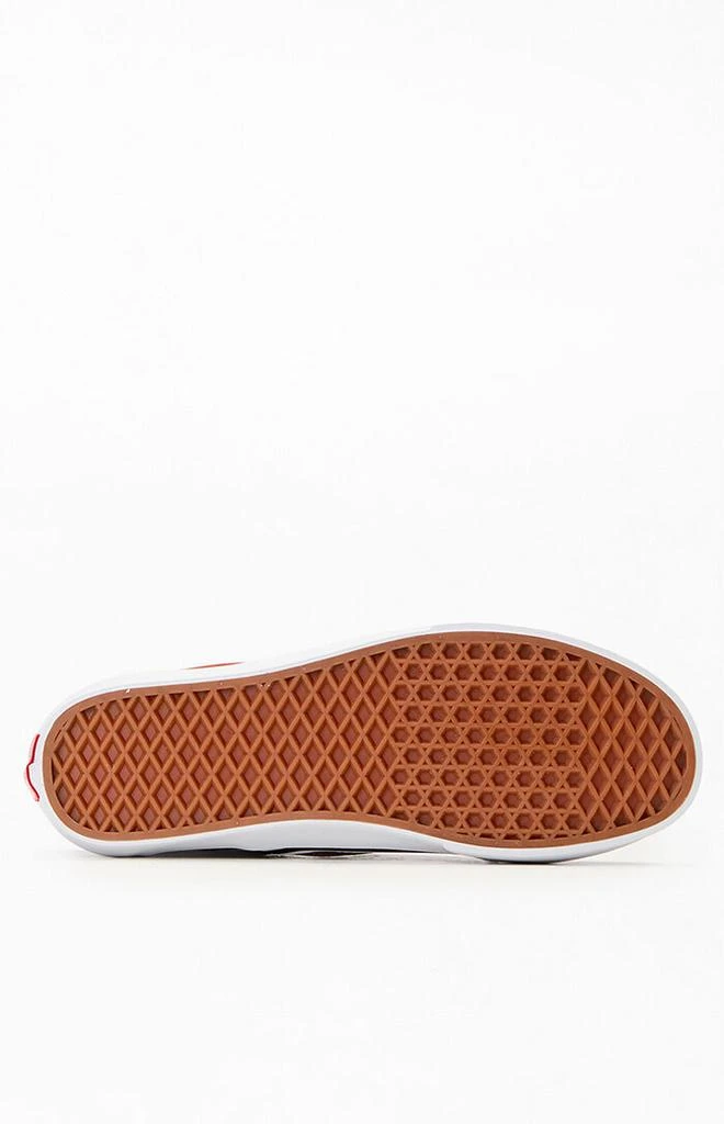 Vans Brown Checkerboard Slip-On Shoes 4