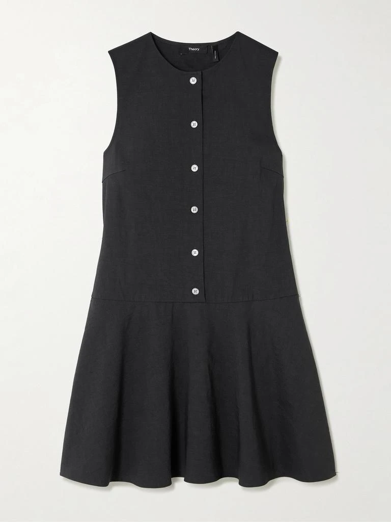 chinese dress ladies No.29 A-Line Linen Dress in Stargazer