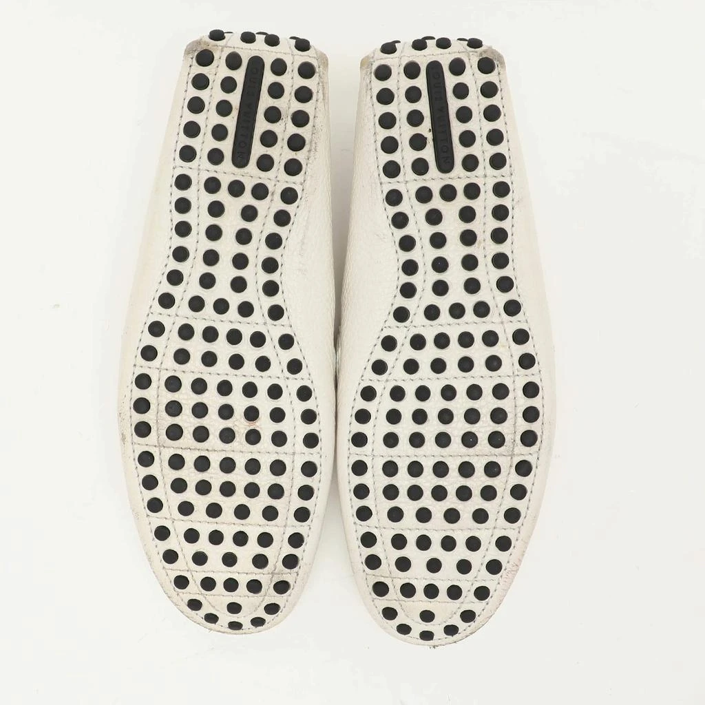 Louis Vuitton Louis Vuitton White Leather Hockenheim Loafers Size 42.5 6