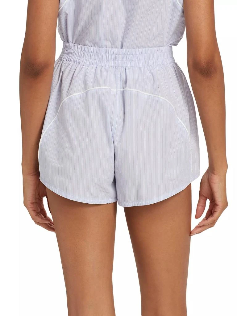 Alexander Wang Piped Cotton Mini Track Shorts 5