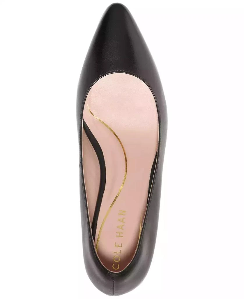 Cole Haan Women's Cassandra Pointed Toe Block Heel Pumps 4