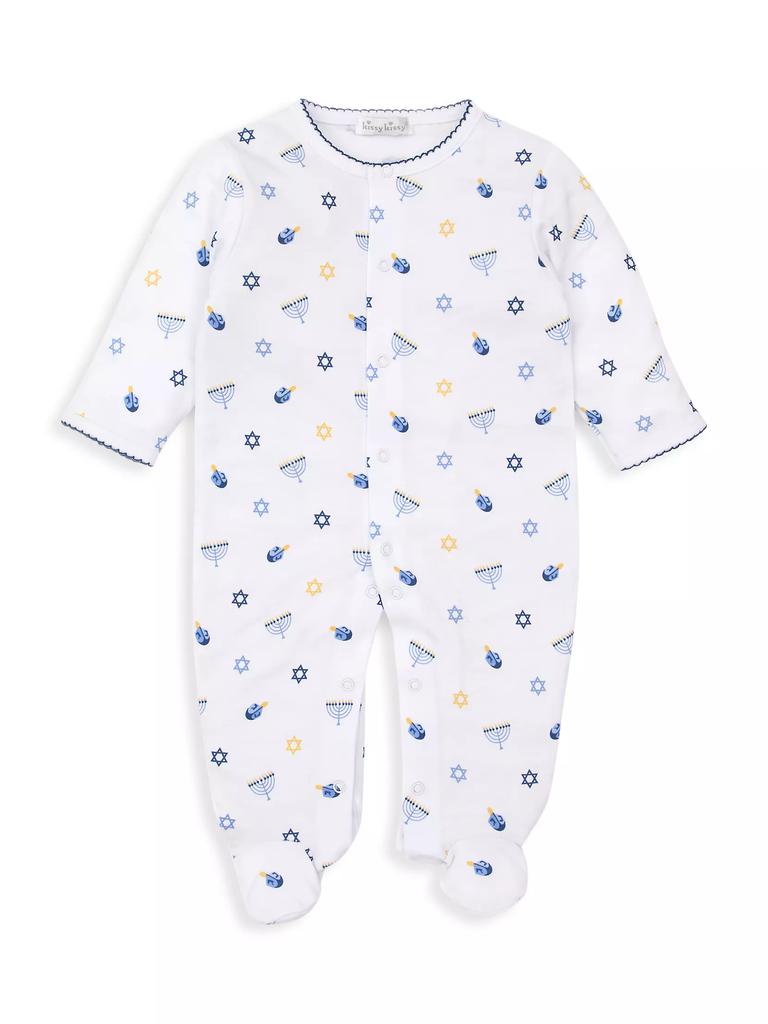 Kissy Kissy Baby's My 1st Hanukkah Printed Footie