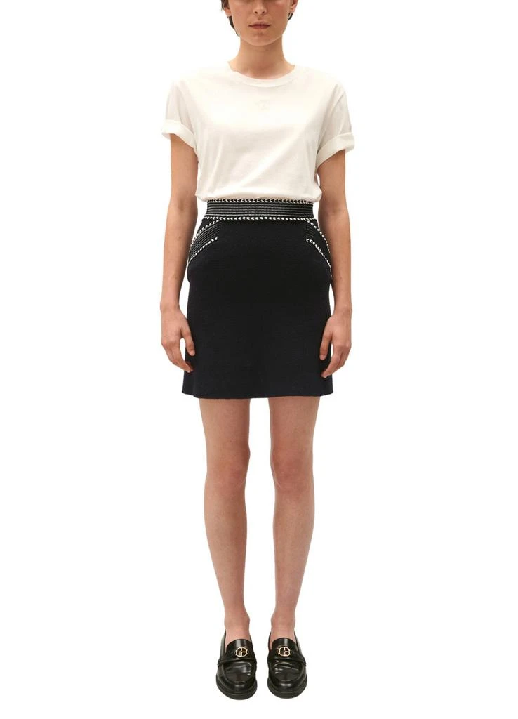 Claudie Pierlot Short knit skirt 2
