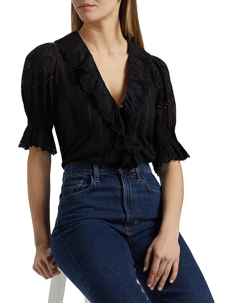 DÔEN Henri Voile Eyelet Top 6