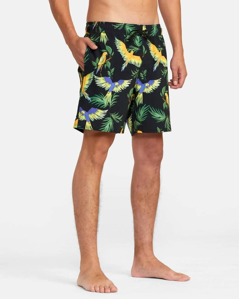 RVCA Mens Va Elastic Waist Boardshorts 17" In Parrot 2