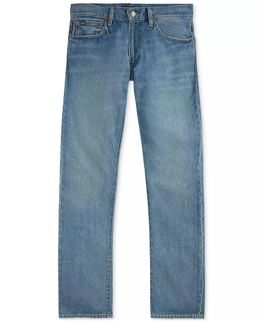 Ralph Lauren Men's Varick Slim Straight Indigo-Dyed Jeans 5
