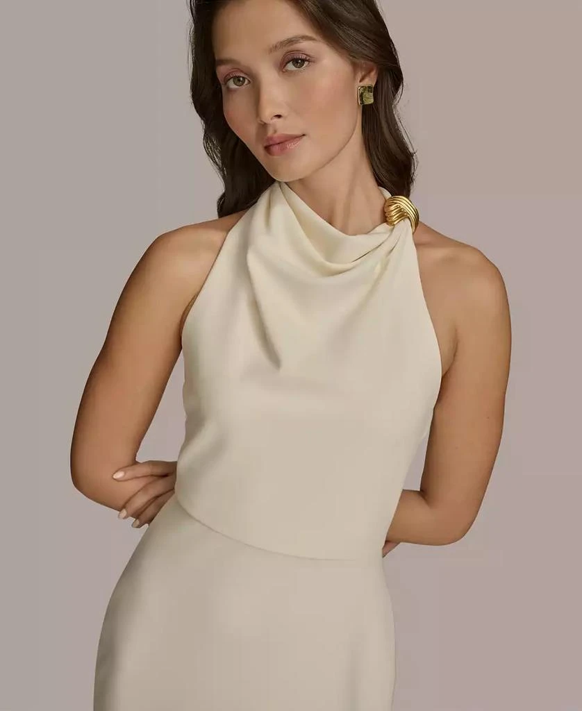 Donna Karan Women's Cowlneck Sheath Dress 6
