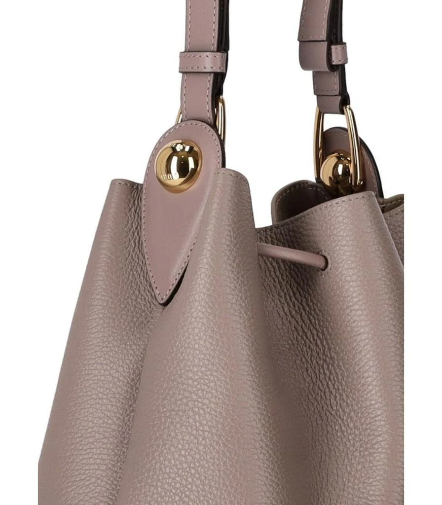 Furla Furla Sfera S Stucco Gray Bucket Bag 4