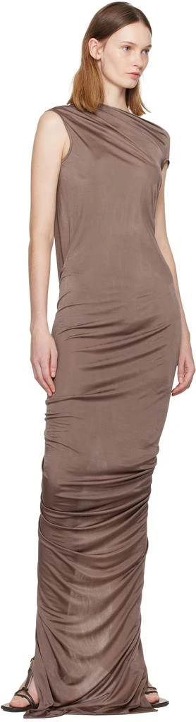 Rick Owens Brown Concordians Cantilever 8 Hydra Heeled Sandals 5