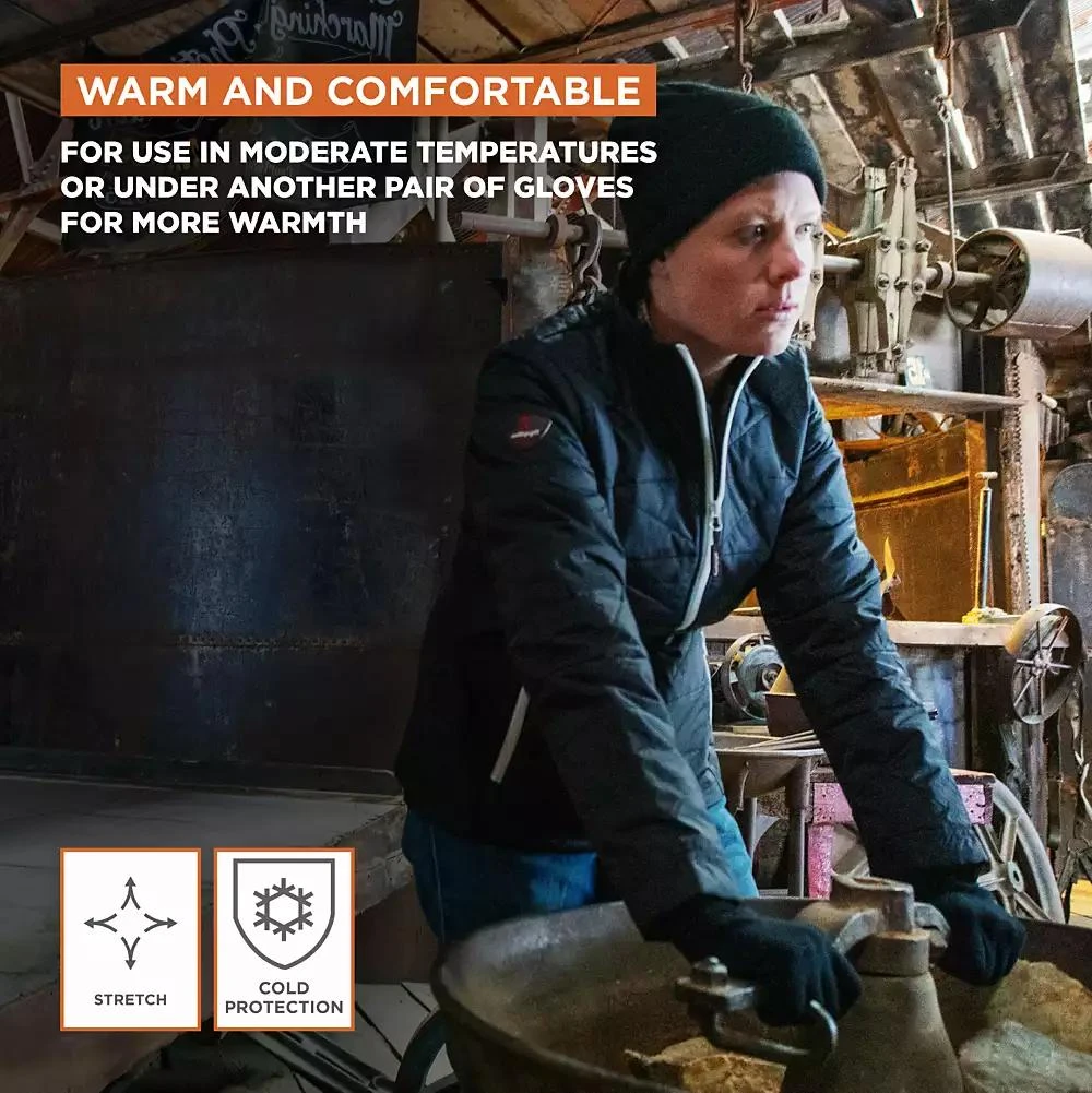 RefrigiWear Men's Moisture Wicking Stretch Fit Glove Liners (Pack of 12 Pairs) 4