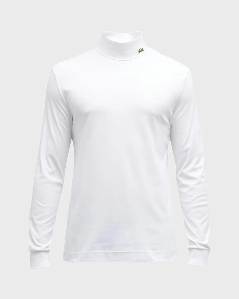 Lacoste Men's Organic Cotton-Stretch Turtleneck T-Shirt 2