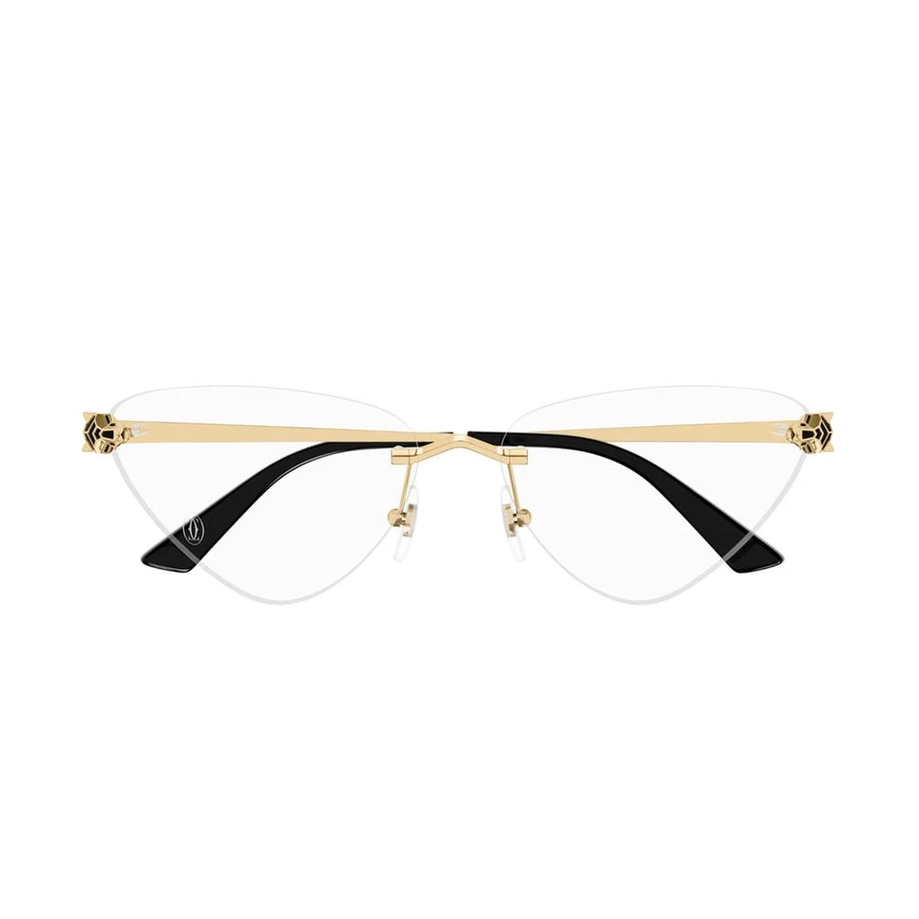 Cartier Eyewear Ct0448o Panthere De Cartier 001 Gold Glasses 1
