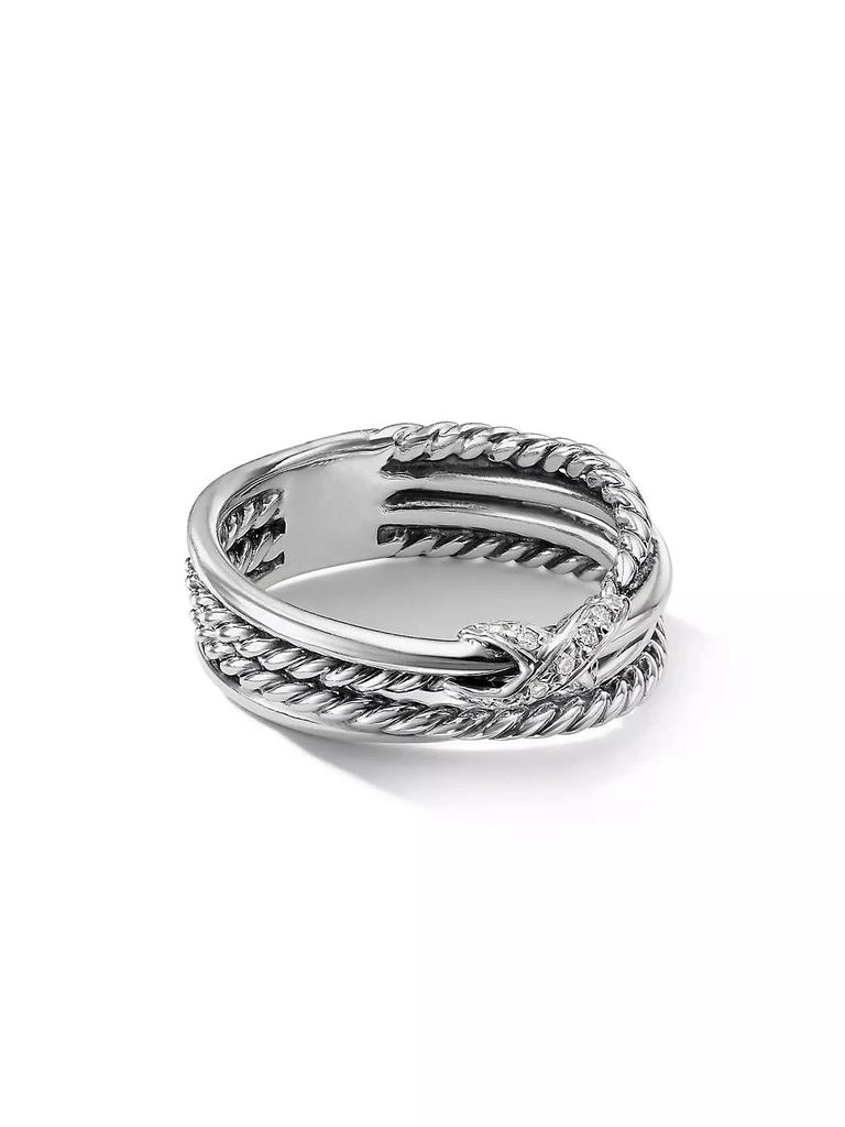 David Yurman X Crossover Band Ring in Sterling Silver 1