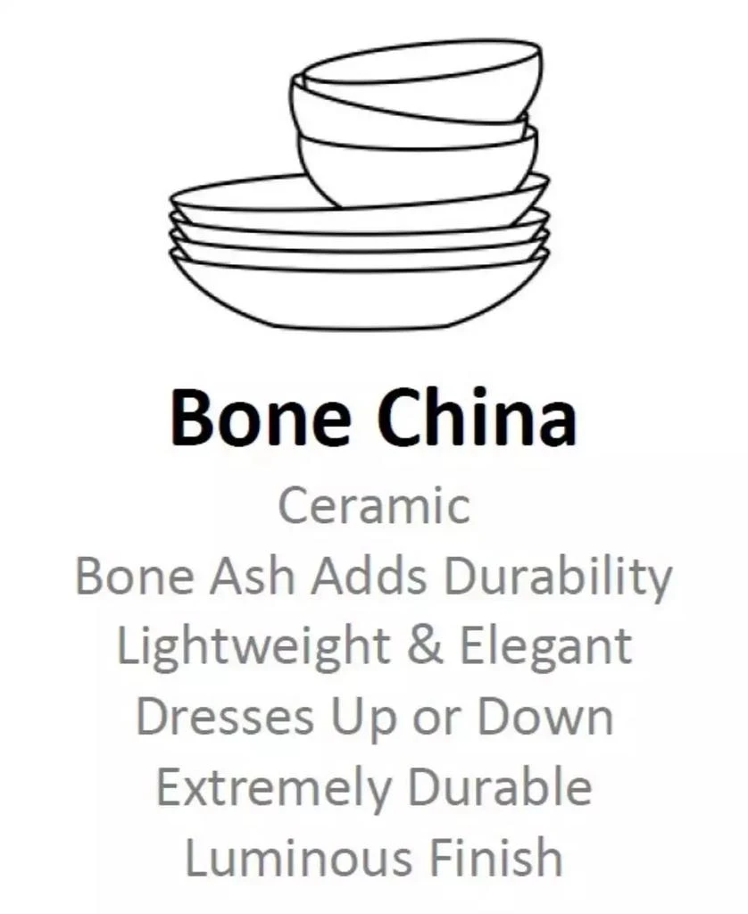 Mikasa Nellie 16 Pc. Dinnerware Set, Service for 4 2