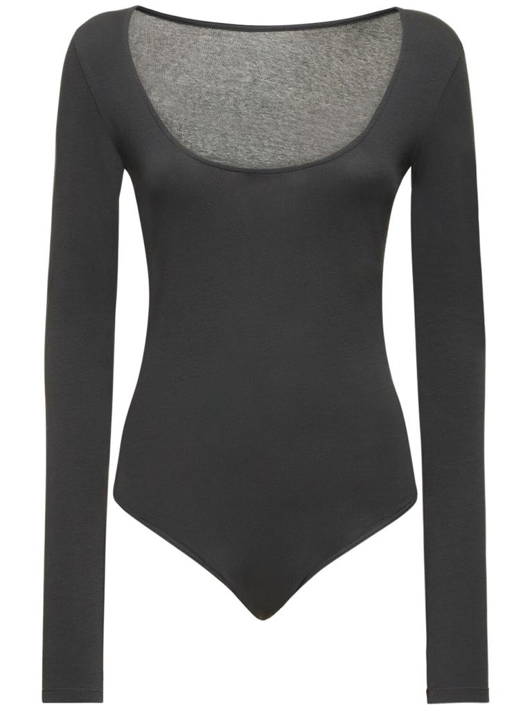 Lemaire Long Sleeve Stretch Cotton Bodysuit