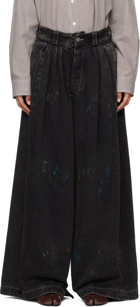 MAISON MARGIELA Black 14 Oz Origin Jeans 1