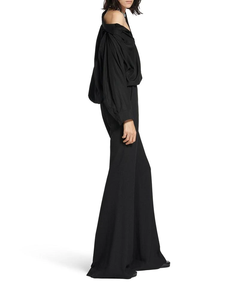 Balenciaga ONE SHOULDER SHIRT IN FLUID POPLIN 5