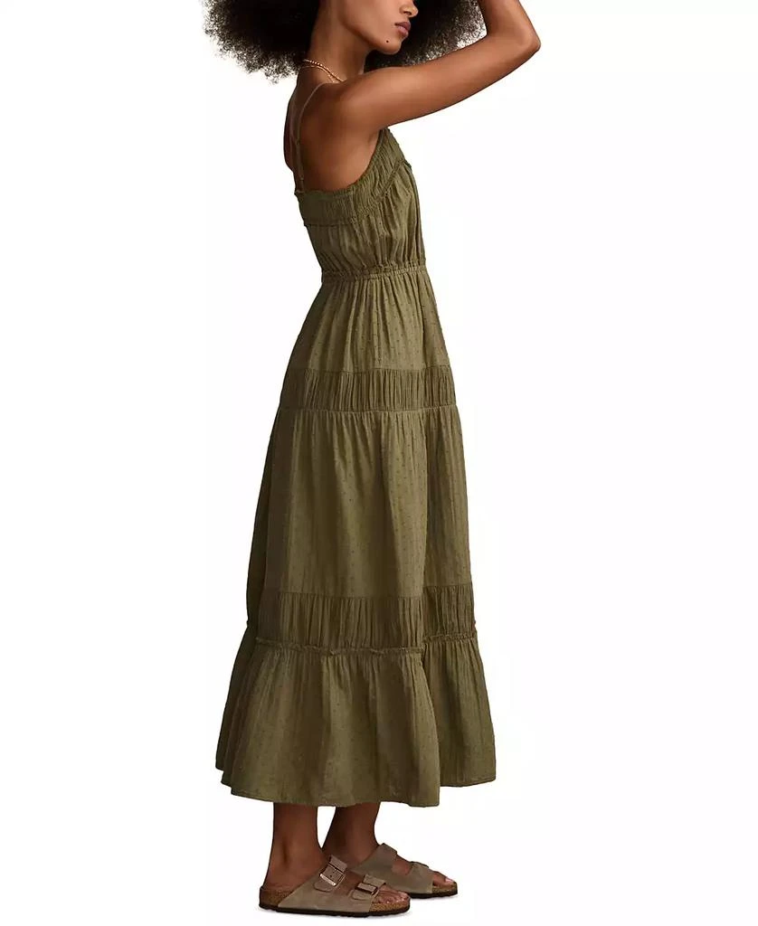 Lucky Brand Women's Cotton Gauze Tiered Maxi Dress 3