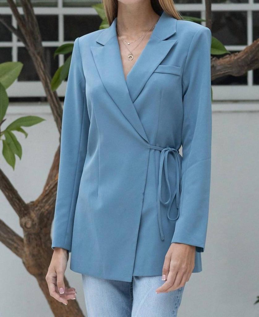 En Creme En Creme - Wrap Front Blazer
