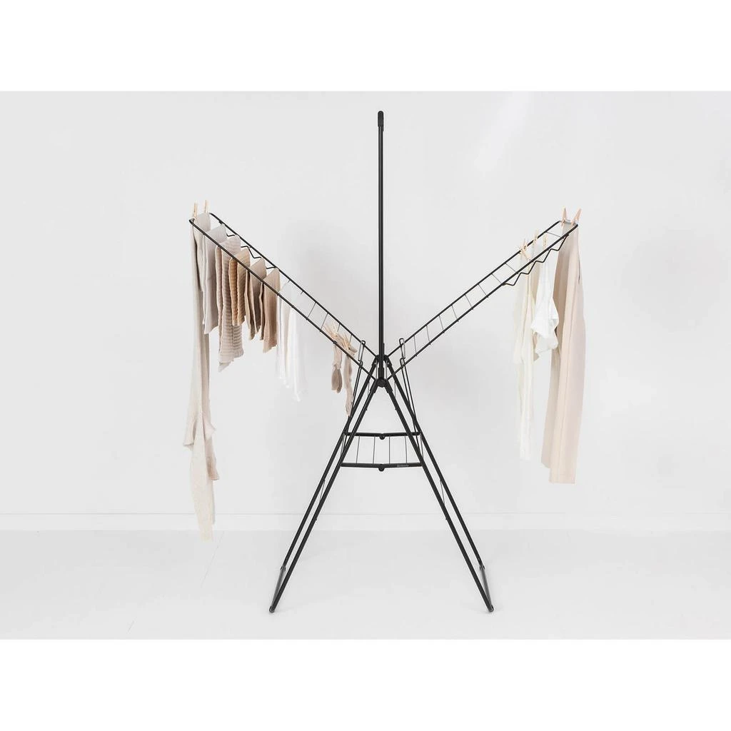 Brabantia Brabantia HangOn Drying Rack - 25m + Rod - Matt Black 14