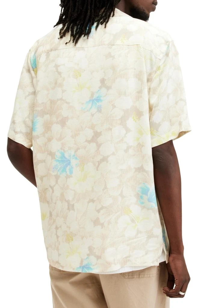 ALL SAINTS Nevada Floral Print Camp Shirt 3