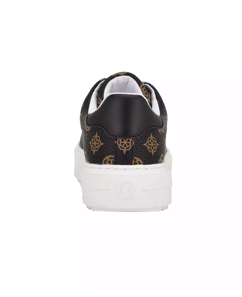 GUESS Women's Denesa Treaded Platform Lace-Up Sneakers 3