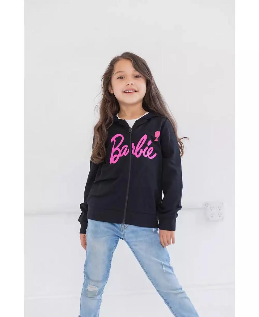 Barbie Toddler Girls French Terry Zip Up Hoodie 7