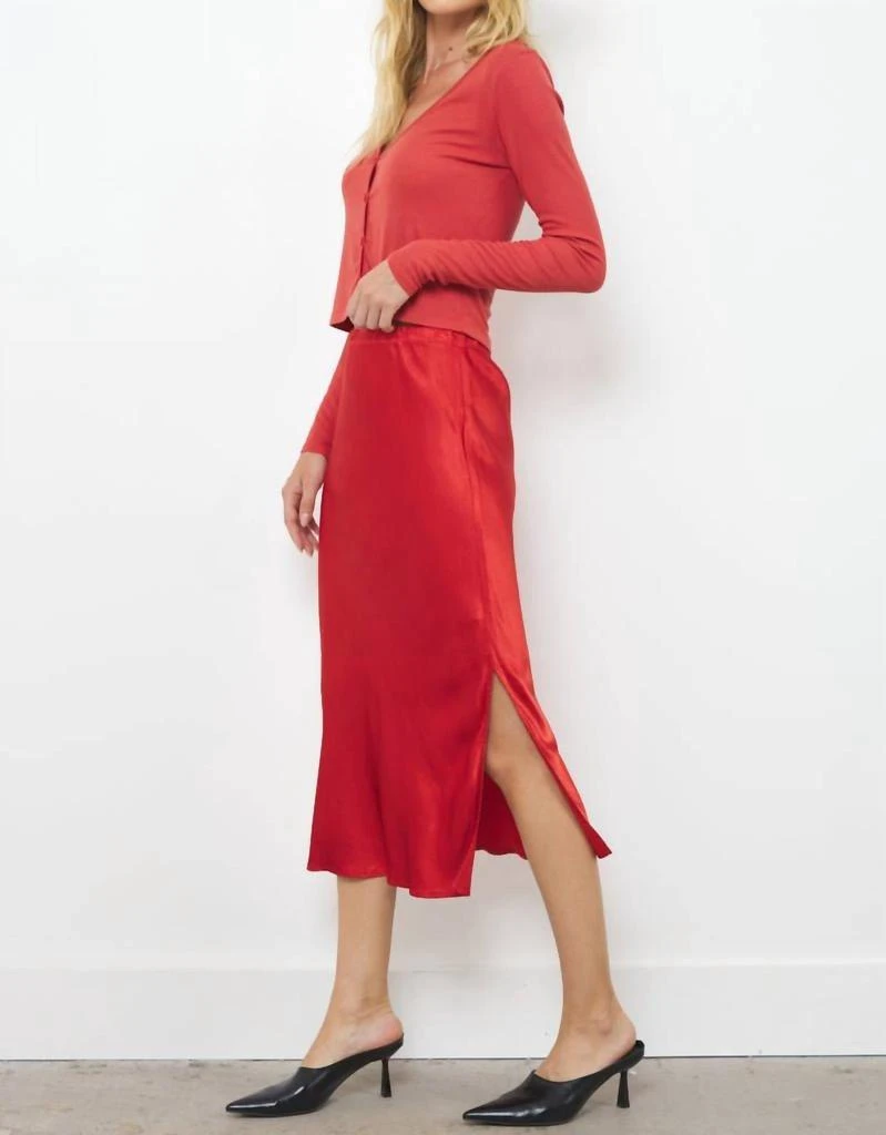 LAmade Lamade - DORIT SILKY SLIP SKIRT 1