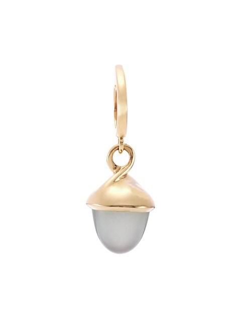 Tamara Comolli Mikado 18K Rose Gold & Grey Moonstone Pendant