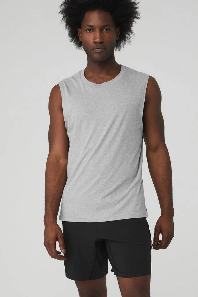 Alo Yoga The Triumph Muscle Tank - Athletic Heather Grey 1