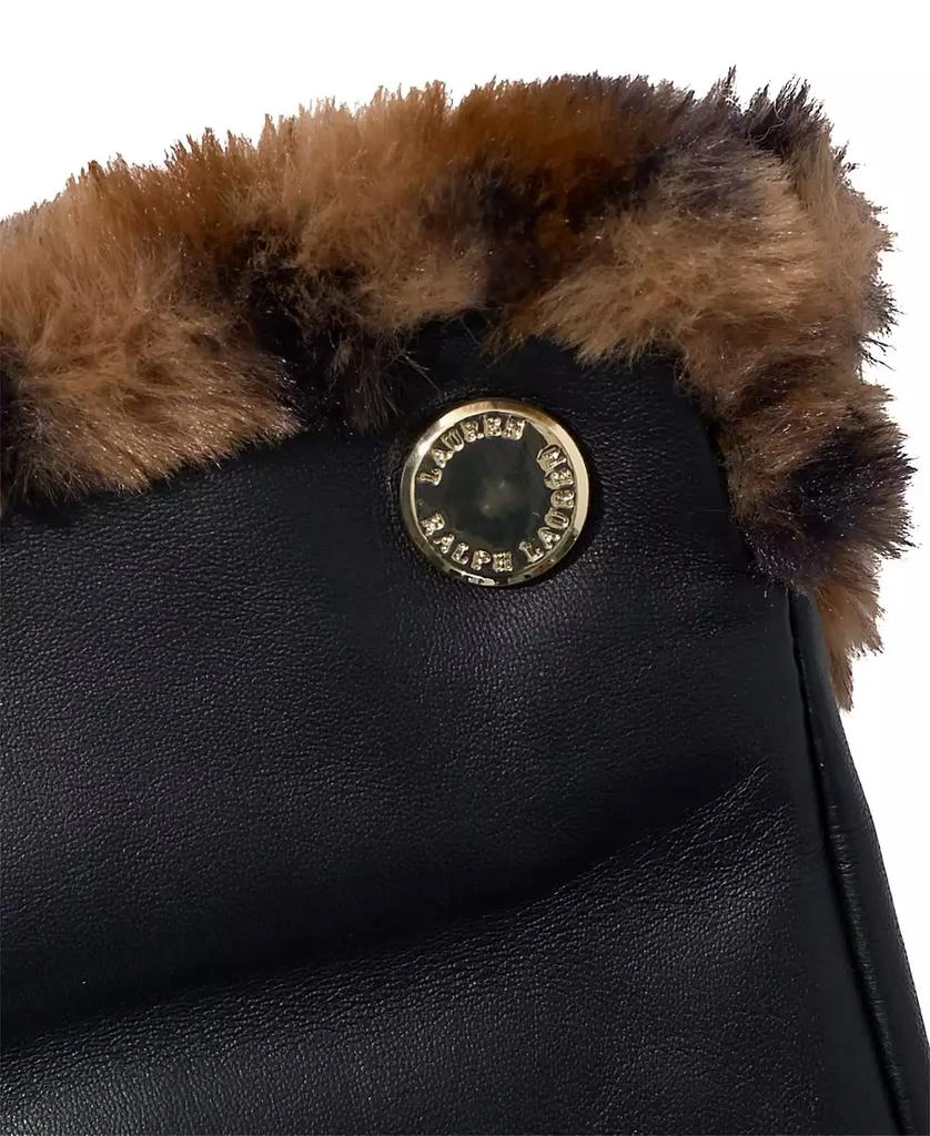 Ralph Lauren Women
s Plush Lined Leather Gloves 2