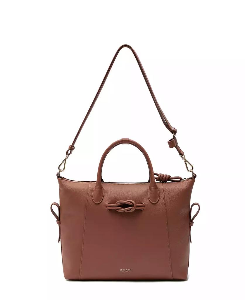 Esin Akan Wimbledon Large Leather Backpack Tote