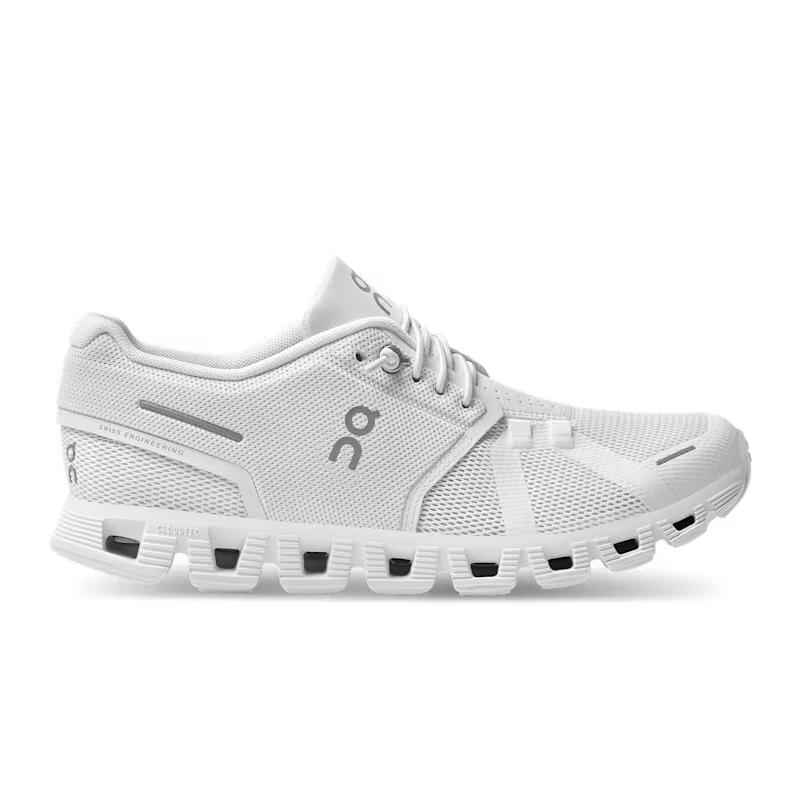 On On Cloud 5 59-98902 Sneakers Womens 9 All White Athletic Running Shoes ZPO3660