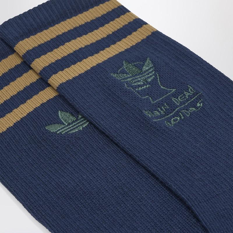 Adidas Blue socks with logo