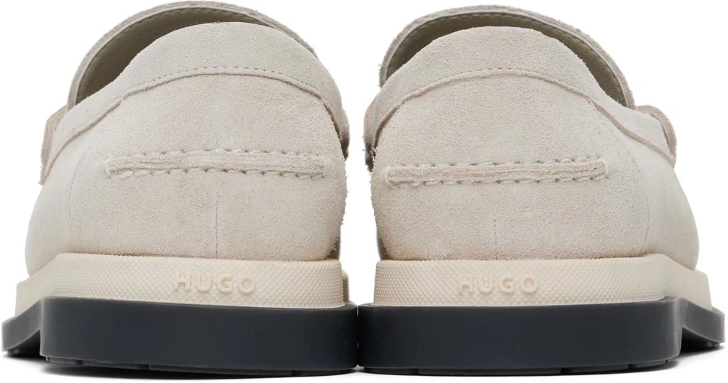 Hugo Boss Off-White Suede Loafers 2