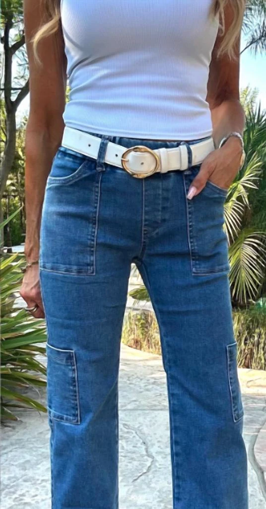 BEVY FLOG Bevy Flog - Rose Cargo Wide Leg Pants 2