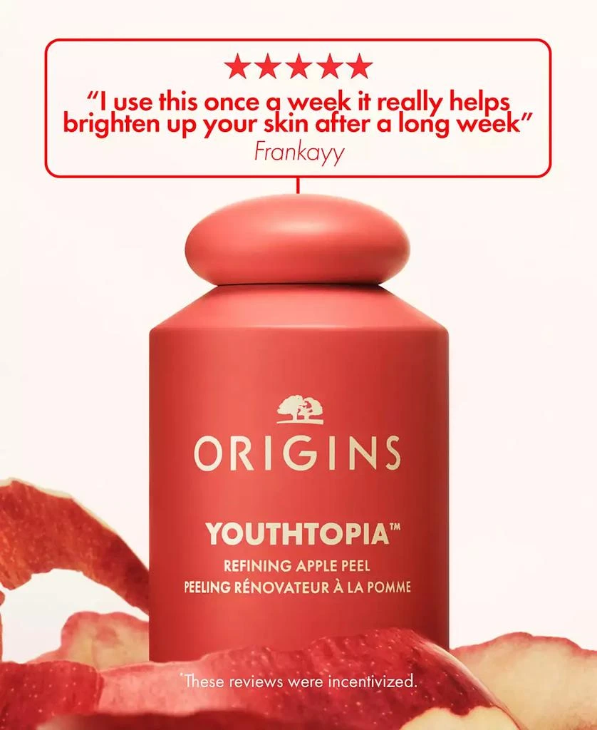 Origins YOUTHTOPIA™ Liquid Exfoliating Apple Face Peel, 3.4 oz 9