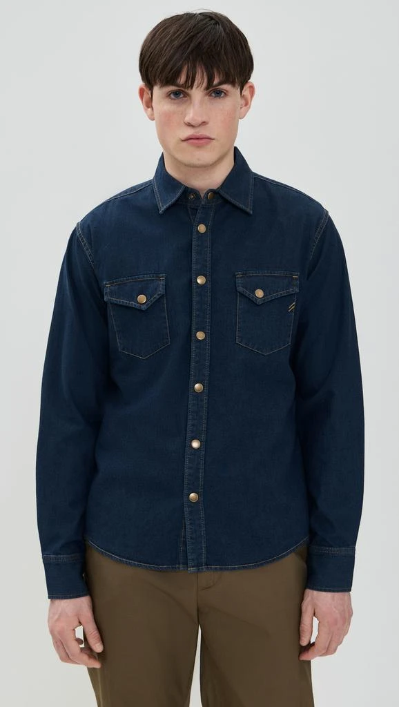 Billy Reid Shoals Denim Shirt 6