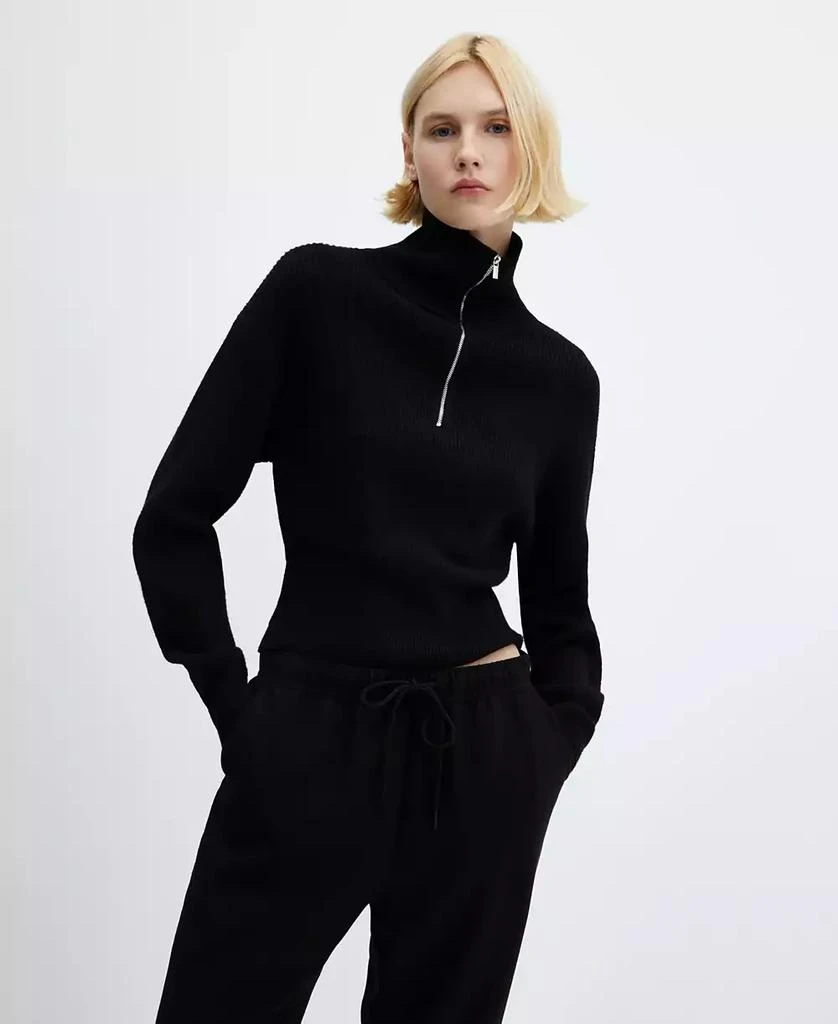 Mango Women's Drawstring Jogger Trousers 18
