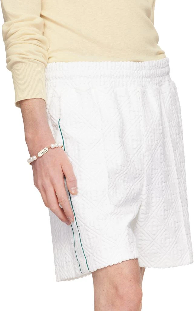 Casablanca Gold & White Laurel Pearl Bracelet 3
