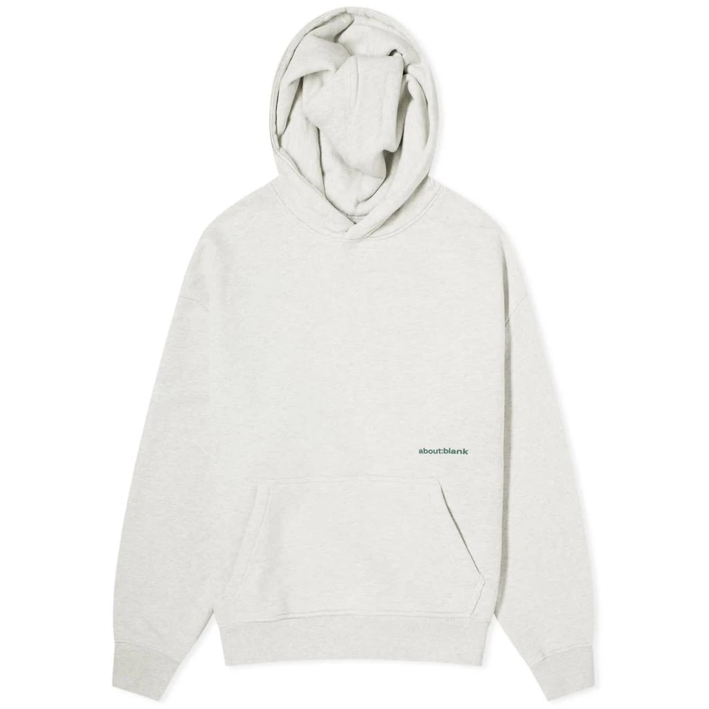 about:blank about:blank Box Logo Hoodie 1
